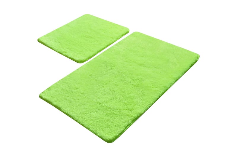 Badrumsmatta Baray 2-pack - Grön - Textil & mattor - Badrumstextil