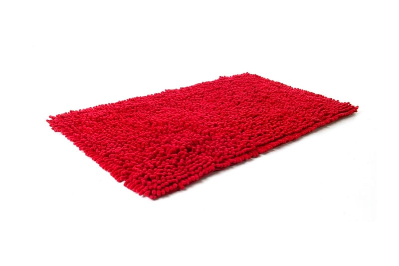 Bomullsmatta Rasta 70x120 cm Röd - ETOL - Textil & mattor - Badrumstextil