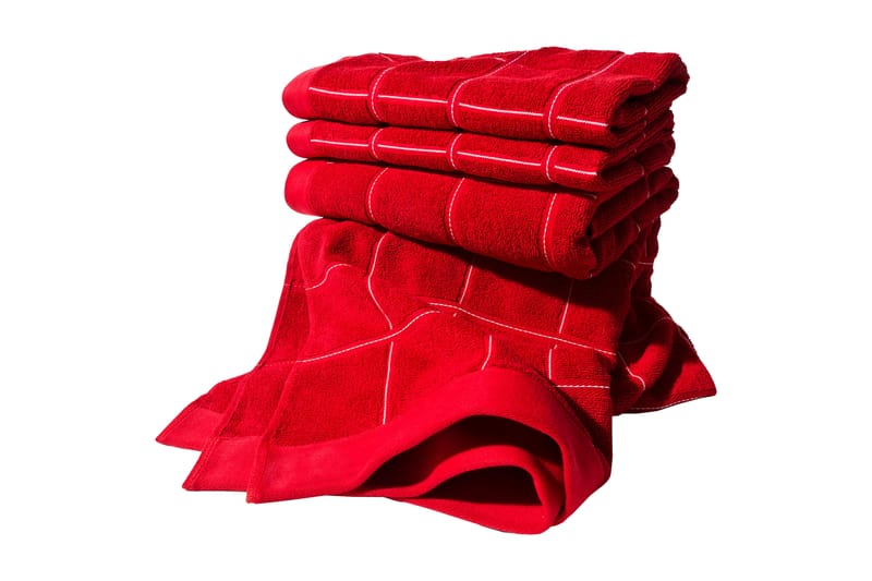Frotté Duschbadlakan Lord Nelson Victory 130x65 cm - Röd - Textil & mattor - Badrumstextil
