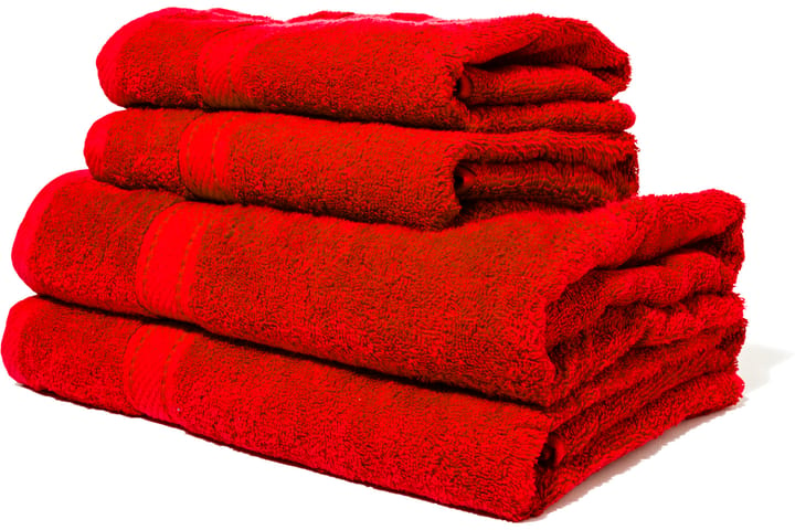 Frottéhandduk Lord Nelson 70x50 cm - Röd - Textil & mattor - Badrumstextil - Handdukar - Frottehanddukar