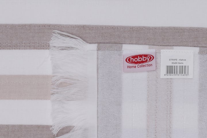 Handduk Rhuddlan 2-pack - Brun/Vit - Textil & mattor - Badrumstextil