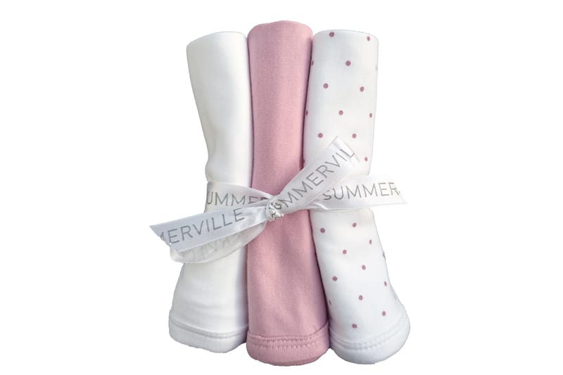 Snuttefilt 3-pack soft pink dotty eko - Ljusrosa - Textil & mattor - Barntextilier - Barnfilt & babyfilt