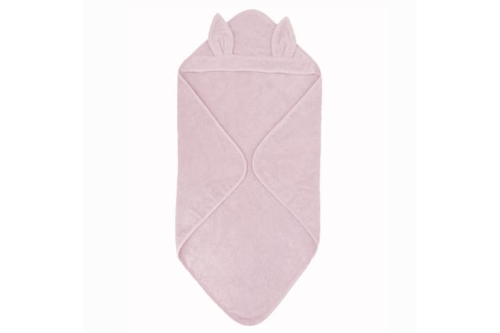 Badcape rabbit rosa eko - Rosa - Textil & mattor - Barntextilier - Handduk barn & badlakan barn