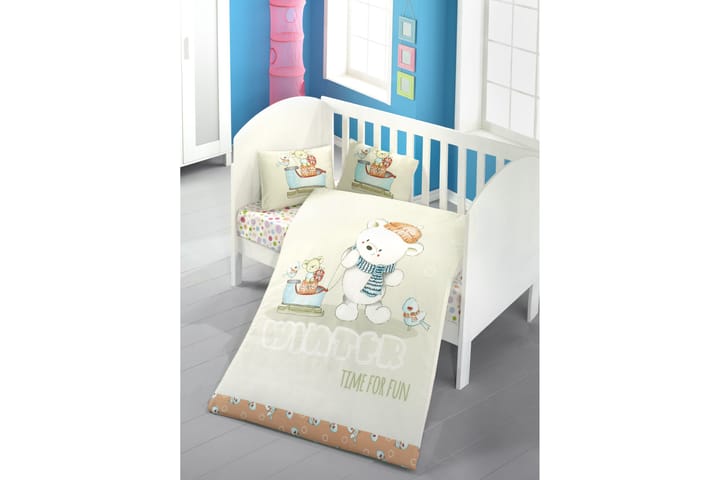 Bäddset Victoria Baby 4-dels Ranforce - Flerfärgad - Textil & mattor - Barntextilier - Sängkläder barn - Bäddset barn