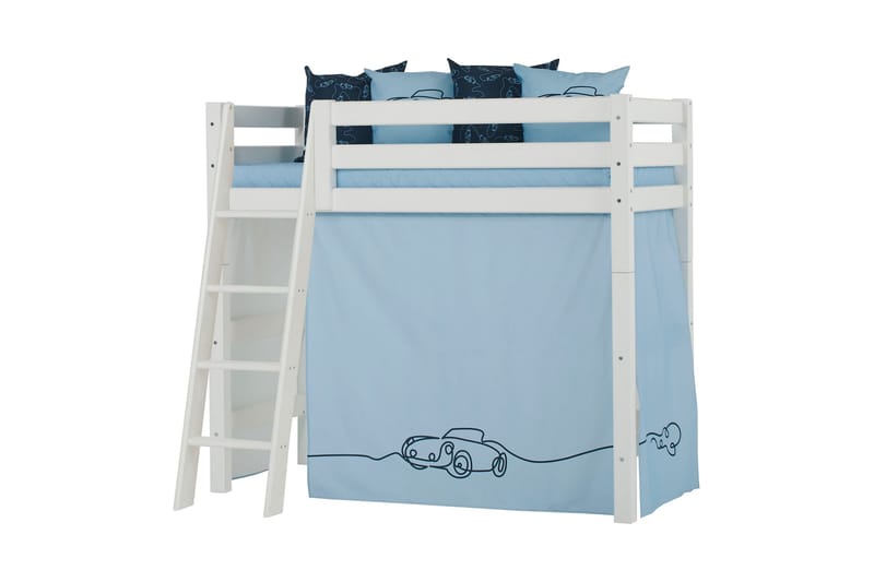 Draperi för våningssäng Sandbacken 160 cm - Blå - Textil & mattor - Barntextilier