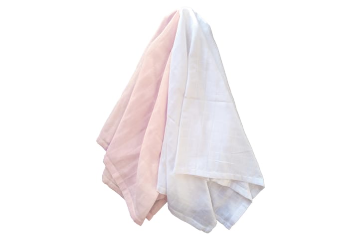 Muslin 2-pack pale pink eko - Textil & mattor - Barntextilier