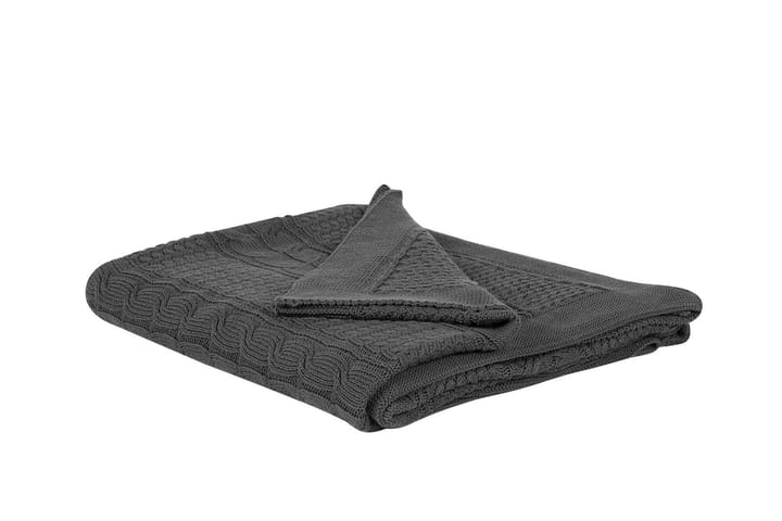 Pläd Aydia 140x170 cm - Grå - Textil & mattor - Filt & pläd