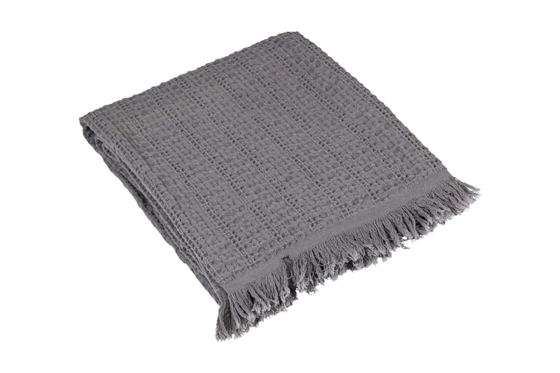 Pläd Reggie 130x150 cm Grå - Fondaco - Textil & mattor - Filt & pläd