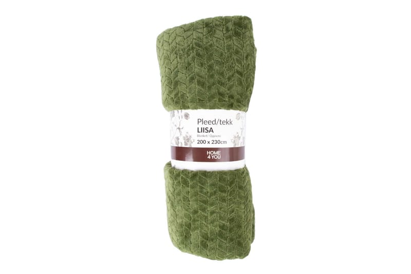 Viltti Liisa XL 200x230 cm Grön - Textil & mattor - Filt & pläd