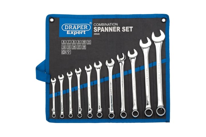 Draper Tools U-ringnyckel sats 11 delar silver 29545 - Textil & mattor - Gardiner - Gardintillbehör & upphängning - Öljett