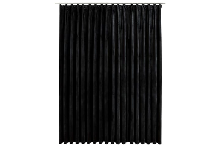 Mörkläggningsgardin med krokar svart 290x245 cm - Svart - Textil & mattor - Barntextilier - Lekmatta & matta barnrum