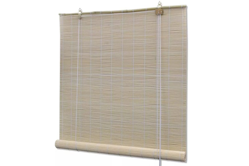 Rullgardin bambu 140x220 cm naturlig - Brun - Textil & mattor - Gardiner - Rullgardin