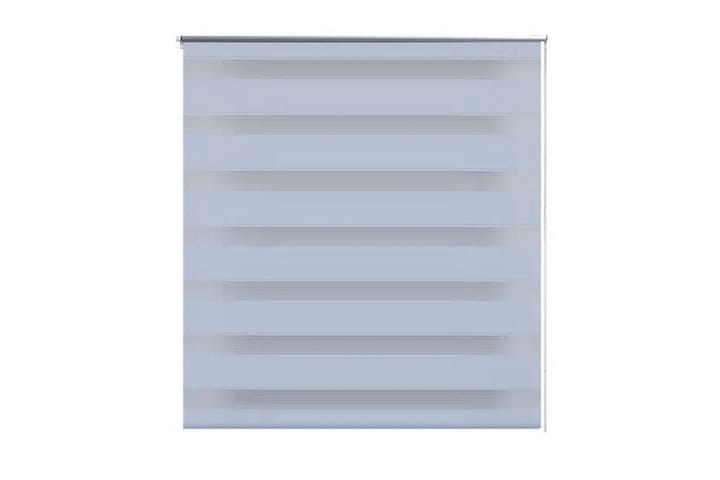 Rullgardin randig vit 80x175 cm transparent - Vit - Textil & mattor - Gardiner - Rullgardin