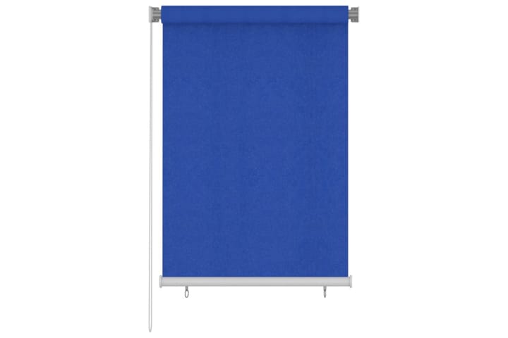 Rullgardin utomhus 100x140 cm blå HDPE - Blå - Textil & mattor - Gardiner - Rullgardin