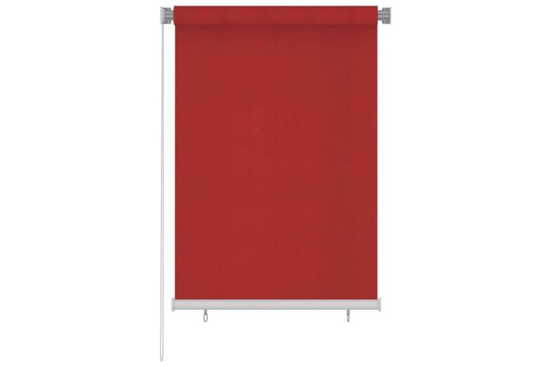 Rullgardin utomhus 100x140 cm röd HDPE - Röd - Textil & mattor - Gardiner - Rullgardin