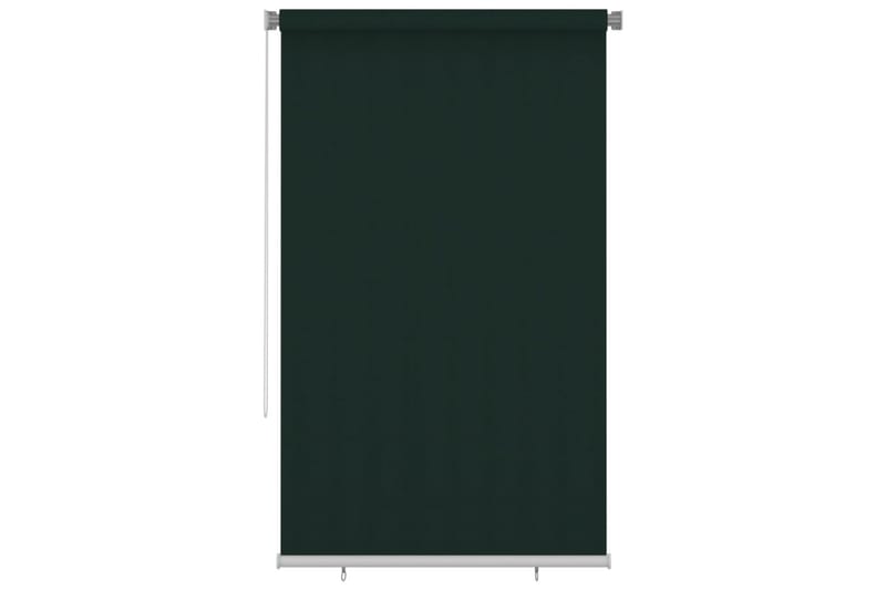 Rullgardin utomhus 140x230 cm mörkgrön HDPE - Grön - Textil & mattor - Gardiner - Rullgardin