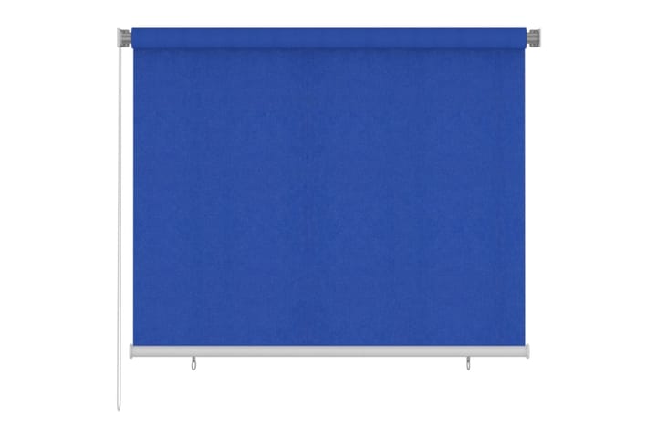 Rullgardin utomhus 180x140 cm blå HDPE - Blå - Textil & mattor - Gardiner - Rullgardin
