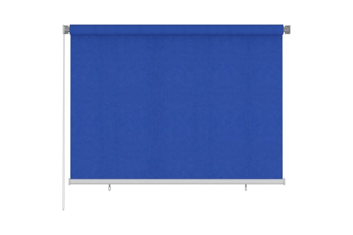 Rullgardin utomhus 200x140 cm blå HDPE - Blå - Textil & mattor - Gardiner - Rullgardin