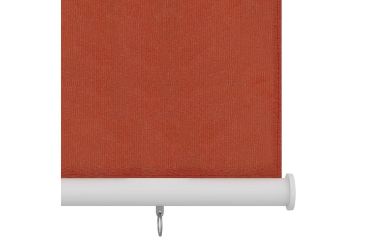 Rullgardin utomhus 220 x 140 cm terrakotta HDPE - Röd - Textil & mattor - Gardiner - Rullgardin