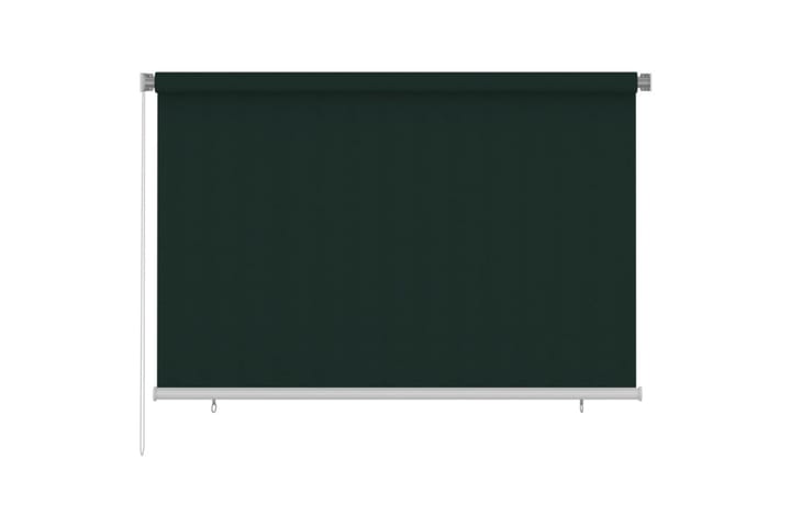 Rullgardin utomhus 220x140 cm mörkgrön HDPE - Grön - Textil & mattor - Gardiner - Rullgardin