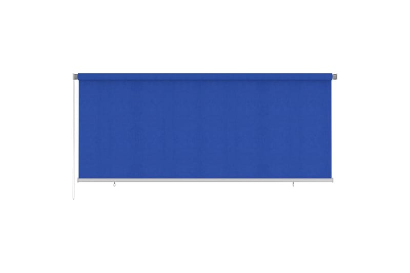 Rullgardin utomhus 350x140 cm blå HDPE - Blå - Textil & mattor - Gardiner - Rullgardin