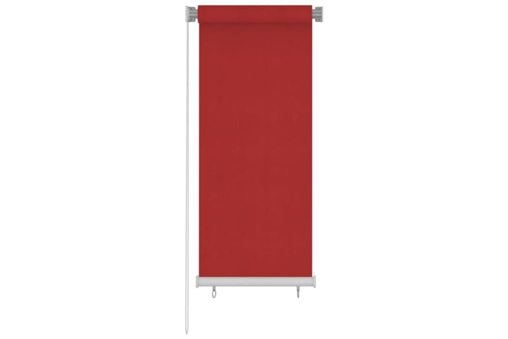 Rullgardin utomhus 60x140 cm röd HDPE - Röd - Textil & mattor - Gardiner - Rullgardin