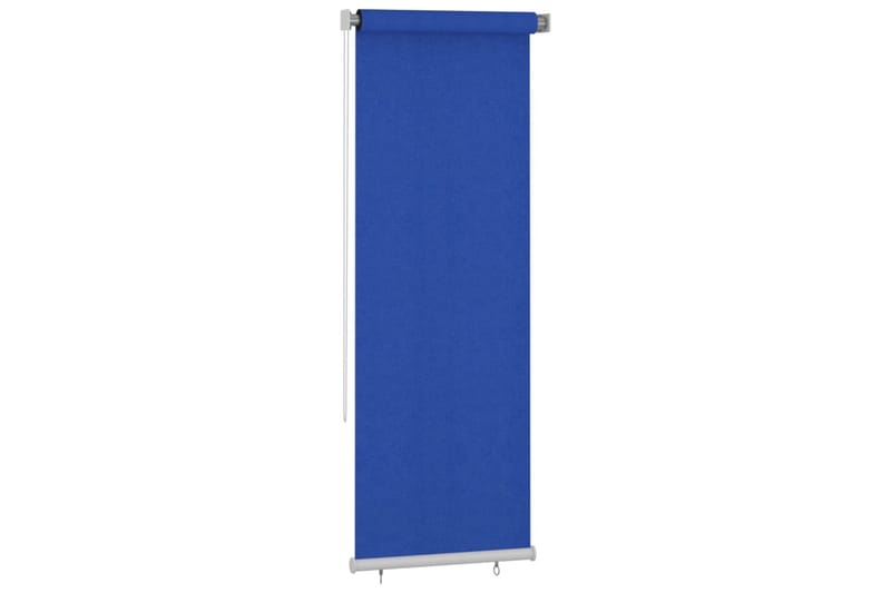 Rullgardin utomhus 80x230 cm blå HDPE - Blå - Textil & mattor - Gardiner - Rullgardin