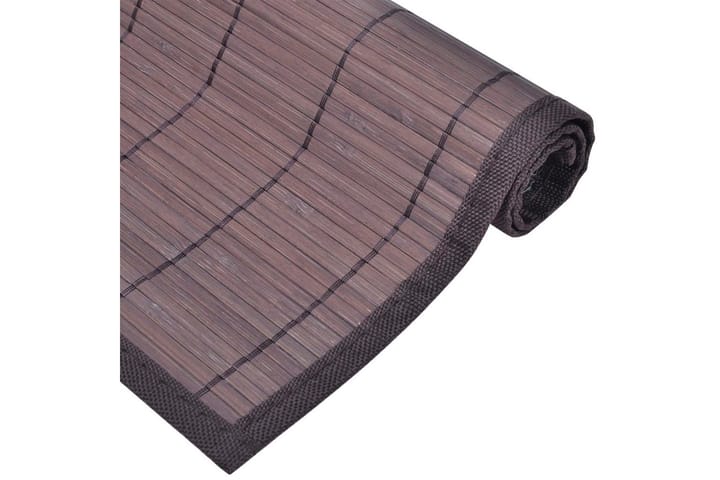 6 Bordstabletter i bambu 30x45 cm mörkbrun - Brun - Textil & mattor - Kökstextil