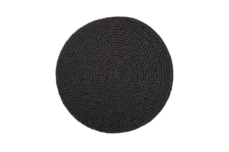 Tablett Sigge 38 cm Rund Svart - Fondaco - Textil & mattor - Kökstextil