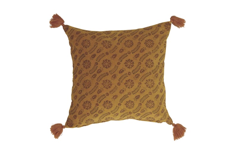 Kuddfodral Jasmin 45x45 cm Saffran - Fondaco - Textil & mattor - Kudde & kuddfodral - Kuddfodral