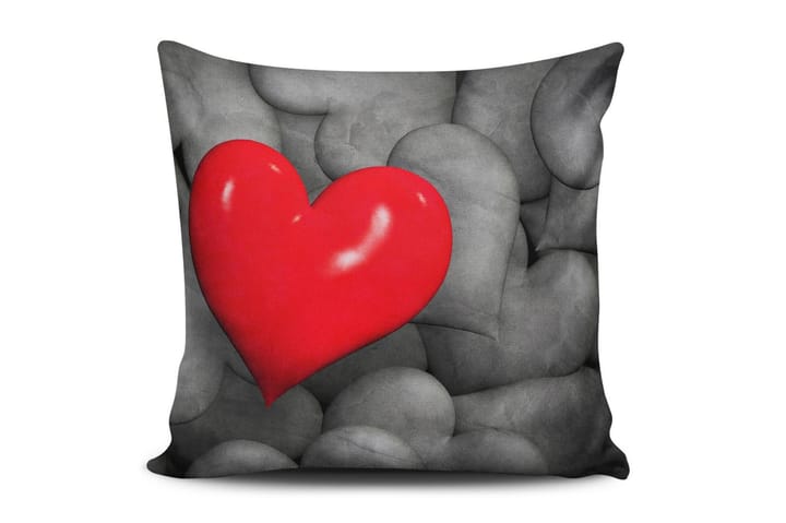 Kudde Cushion Love 45x45 cm - Flerfärgad - Textil & mattor - Kudde & kuddfodral - Kuddfodral