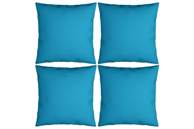 Prydnadskuddar 4 st kungsblå 50x50 cm tyg - Blå - Textil & mattor - Kudde & kuddfodral - Prydnadskudde & soffkudde