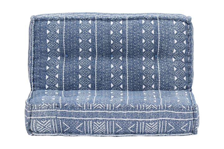 Soffa 120x120x20 cm tyg indigo - Blå - Textil & mattor - Kudde & kuddfodral - Stolsdyna & sittdyna