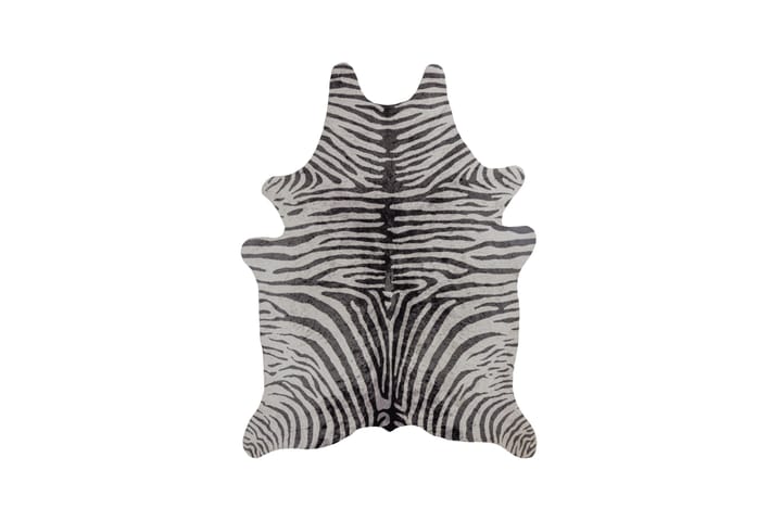 Faux Animal Zebra Print 155x195 cm Svart/Vit - Flair Rugs - Textil & mattor - Matta - Fäll & skinnmatta
