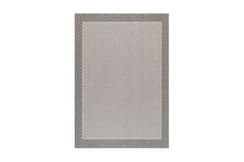 Flatvävd Matta Aruba Frame 200x290 cm - Ljusgrå - Textil & mattor - Matta - Stor matta