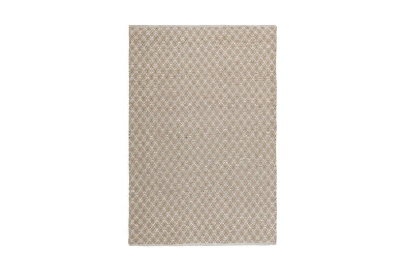 Matta 140 x 200 cm beige AKBEZ - Beige - Textil & mattor - Matta - Flatvävd matta