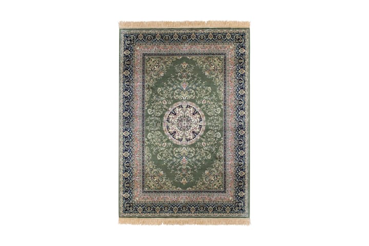 Orientalisk Matta Casablanca Medallion 200x300 - Grön - Textil & mattor - Matta - Flatvävd matta