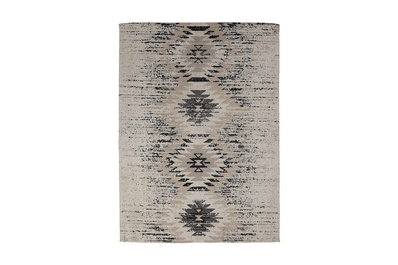 Bomullsmatta Bel 160x230 - Grå|Svart - Textil & mattor - Matta - Orientalisk matta - Kelimmatta