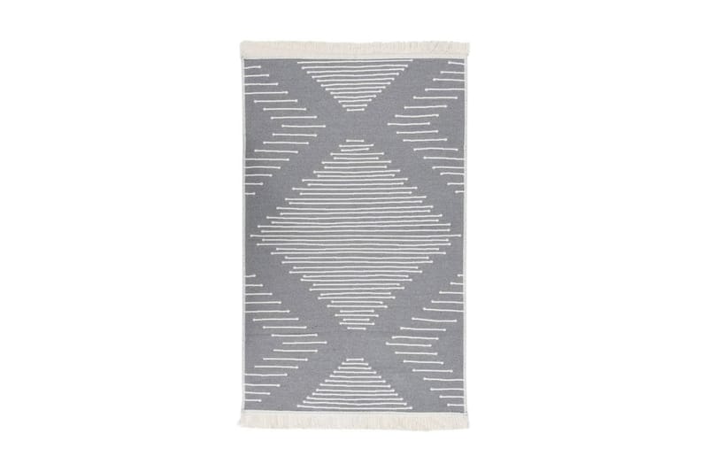 Matta mörkgrå 120x180 cm bomull - Grå - Textil & mattor - Matta - Modern matta - Bomullsmatta