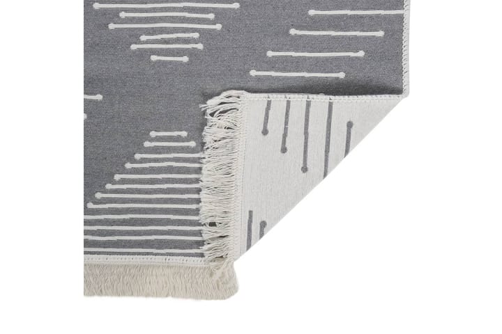 Matta mörkgrå 160x230 cm bomull - Grå - Textil & mattor - Matta - Modern matta - Bomullsmatta
