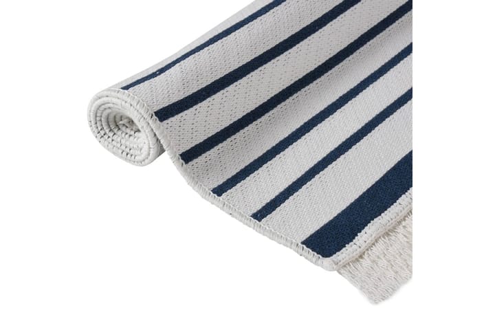 Matta marinblå 160x230 cm bomull - Blå - Textil & mattor - Matta - Modern matta - Bomullsmatta