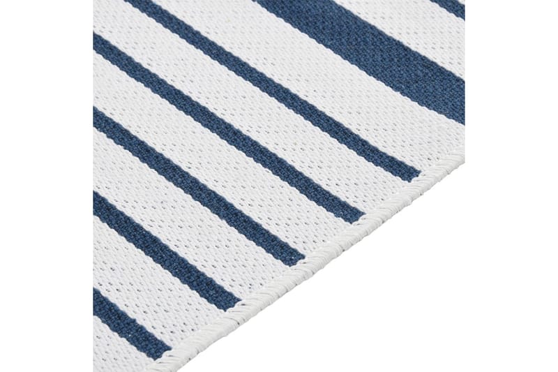 Matta marinblå 80x150 cm bomull - Blå - Textil & mattor - Matta - Modern matta - Bomullsmatta