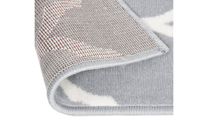 Gångmatta grå och vit BCF 100x200 cm - Grå - Textil & mattor - Matta - Modern matta - Gångmatta