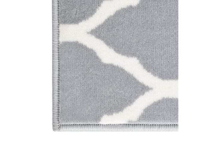 Gångmatta grå och vit BCF 100x200 cm - Grå - Textil & mattor - Matta - Modern matta - Gångmatta