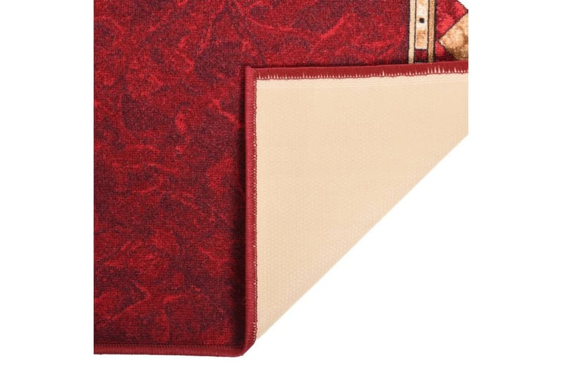 Gångmatta röd 80x300 cm halkfri - Röd - Textil & mattor - Matta - Modern matta - Gångmatta