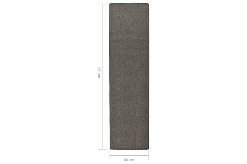 Gångmatta sisal utseende antracit 80x300 cm - Grå - Textil & mattor - Matta - Modern matta - Gångmatta