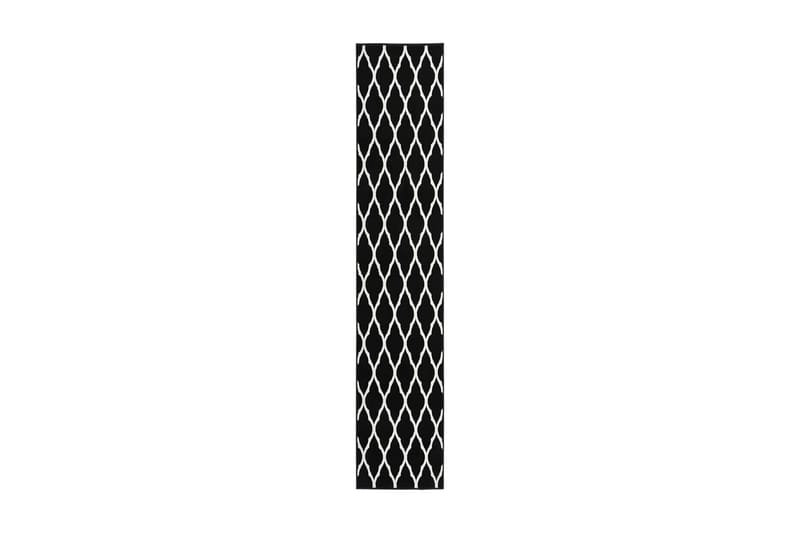 Gångmatta svart och vit BCF 80x450 cm - Svart - Textil & mattor - Matta - Modern matta - Gångmatta