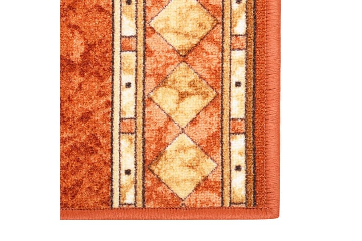 Gångmatta terrakotta 100x150 cm halkfri - Brun - Textil & mattor - Matta - Modern matta - Gångmatta