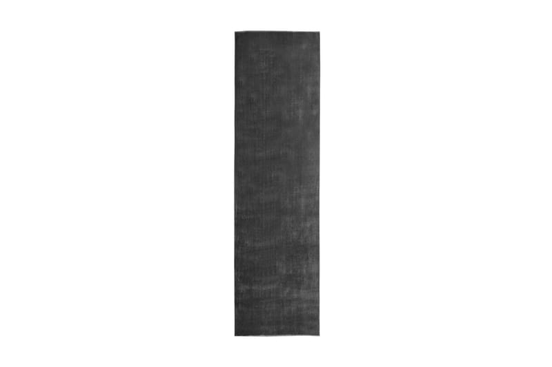 Gångmatta tvättbar vikbar antracit 100x400 cm polyester - Grå - Textil & mattor - Matta - Modern matta - Gångmatta