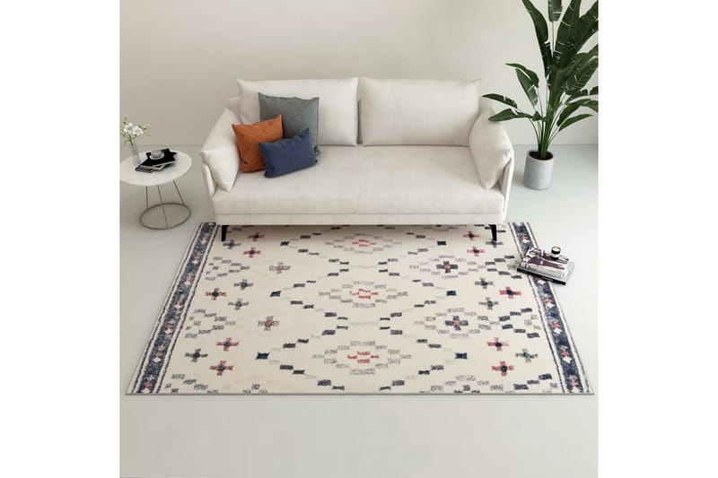 Matta flerfärgad 80x150 cm polyester - Flerfärgad - Textil & mattor - Matta - Modern matta - Ryamatta